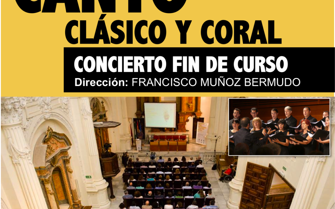 Concierto Taller de Concierto Fin de Curso del Taller de Canto Clásico y Coral UPMJ. Actos de Clausura Curso 2021-2022